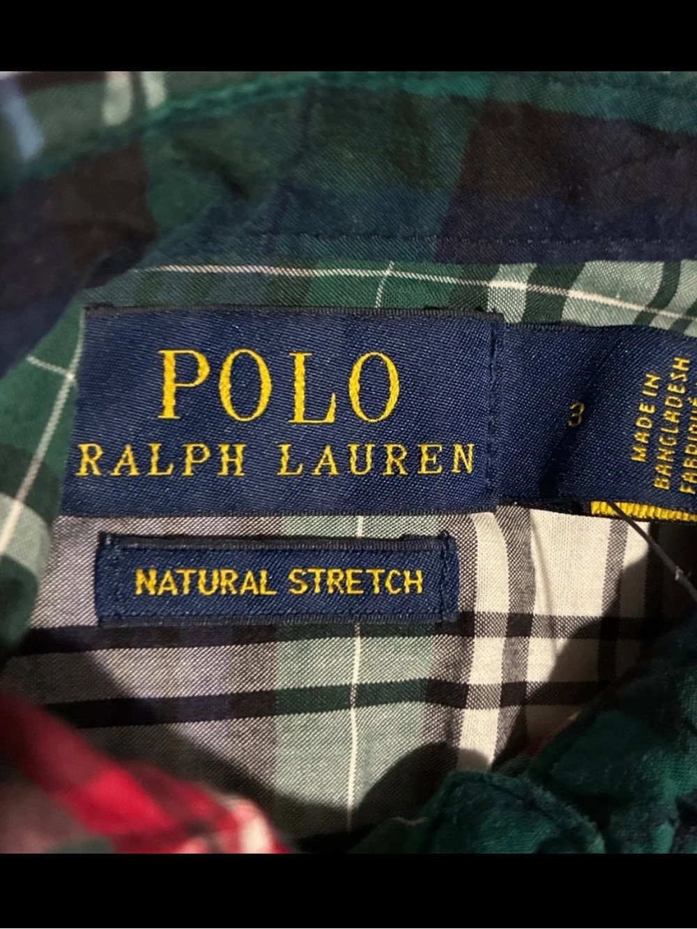Polo Ralph LaurenGirls' Plaid Cotton Fun Shirt Dress, Size: 3T, NWT